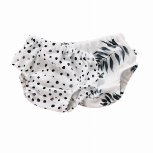 BLOOMERS SET DOTS&PALMS