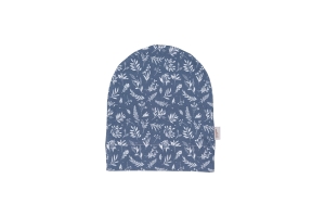 BABY HAT ORGANIC DENIM 6-12 MONTHS