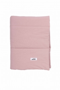 Kołderka washed cotton z wypełnieniem dusty pink