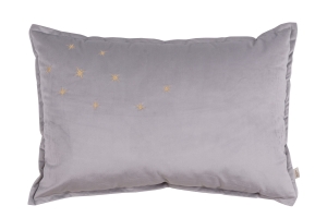 Poduszka dekoracyjna delux silver grey