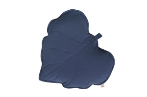 Poduszka liść dark blue