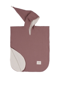 Poncho muślinowe purple