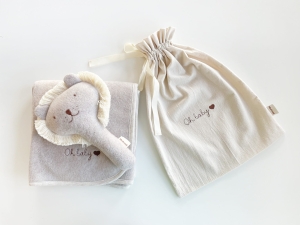 Zestaw fleece oh baby lion
