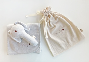 Zestaw fleece oh baby rabbit