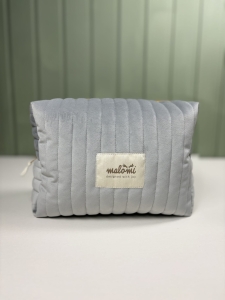 Kosmetyczka delux silver grey 