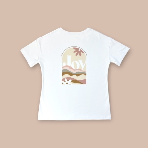 T-shirt biały - M/L - Joy