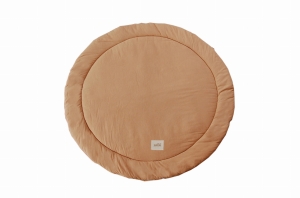 Mata do zabaw washed cotton camel