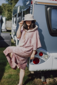 Poncho bambusowe Pink