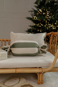 Poduszka Świąteczna Cukierek Forest Green