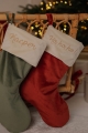 czerwona skarpeta świąteczna