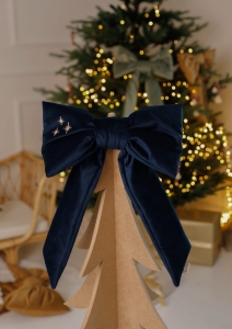 Kokarda Świąteczna Delux Royal Blue - M 