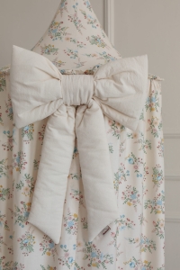 Kokarda dekoracyjna washed cotton natural